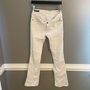 Citizens of humanity high rise boot cut white jean size 28